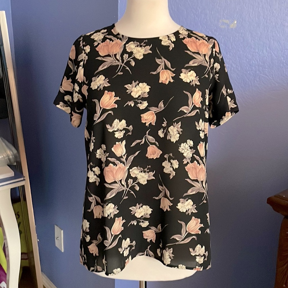 Sienna Sky Floral High Low Blouse